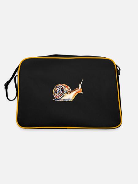 slug - Retro Bag - black/gold - Back