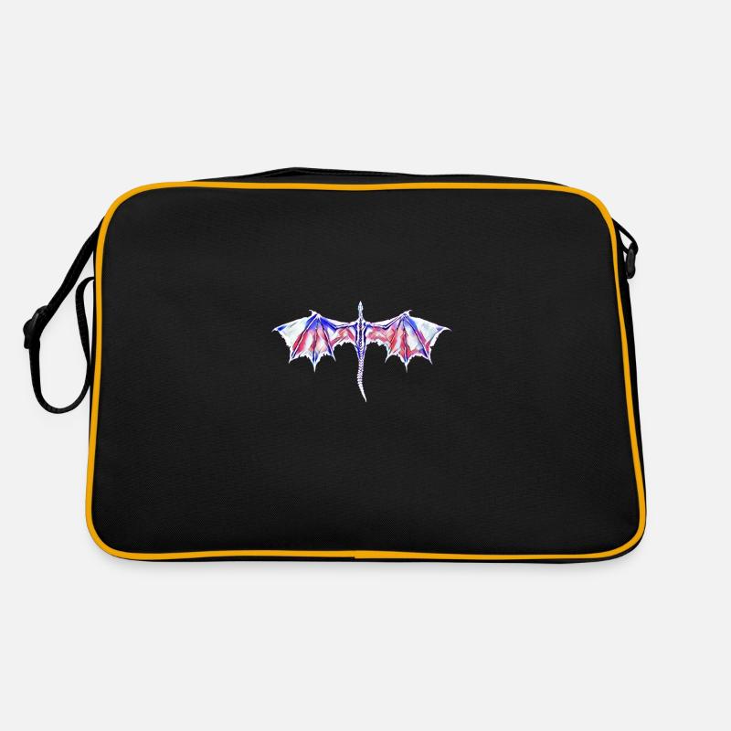 Dragon - Sac Retro - noir/or