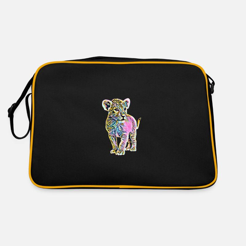 Löwe Retro Tasche