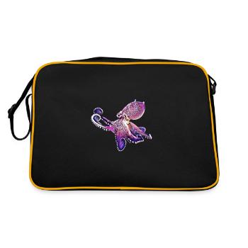 pieuvre - Sac Retro - noir/or - Dos