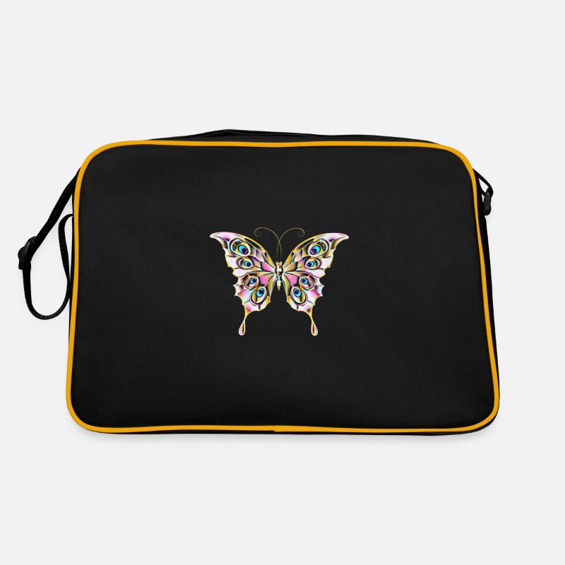Schmetterling Retro Tasche
