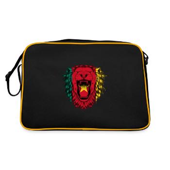 Cameroun - Sac Retro - noir/or - Dos