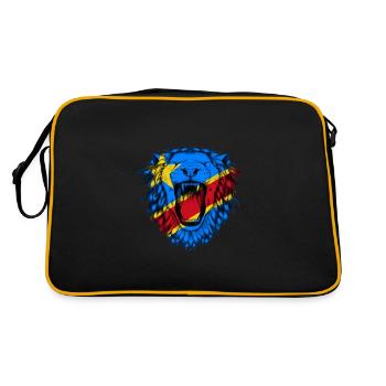 République démocratique du Congo - Sac Retro - noir/or - Dos