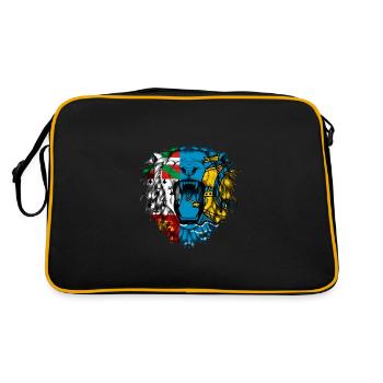 St. Pierre and Miquelon - Retro Bag - black/gold - Back