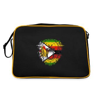 Zimbabwe - Sac Retro - noir/or - Dos