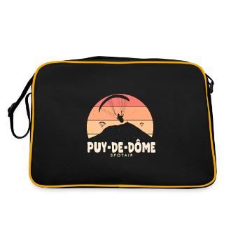 Parapente puy de dôme spotair parapentistes - Sac Retro - noir/or - Dos