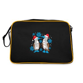 Blue-footed Christmas - Retro Bag - black/gold - Back