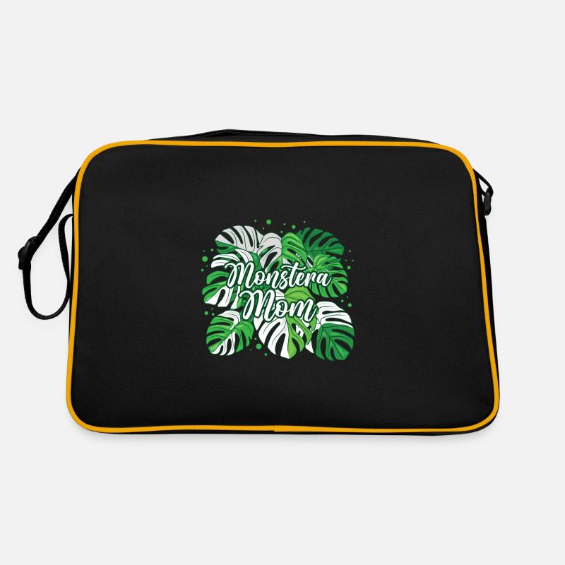 Monstera Maman panachée Sac Retro