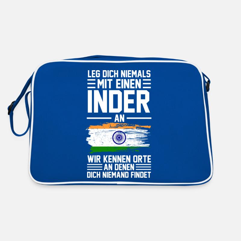 Drapeau indien Inde Sac Retro