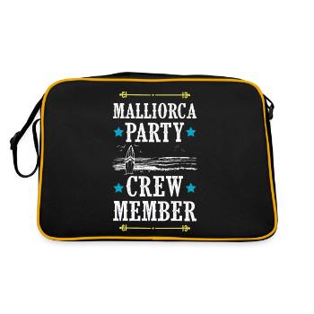 Majorque Party Crew - Sac Retro - noir/or - Dos