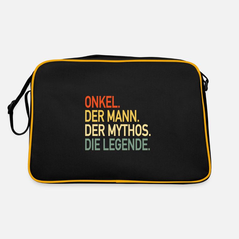 Der Onkel. Mann, Mythos Legende. Retro Tasche