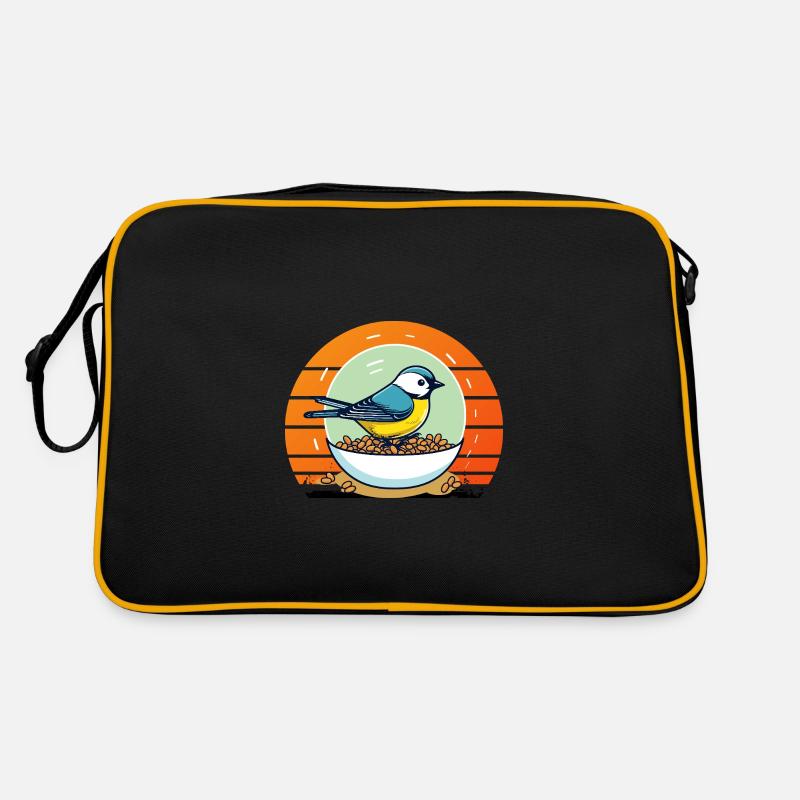 Bird Feeding Retro Bag
