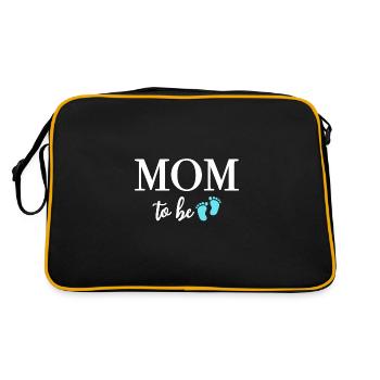 MAMAN À BE Jeune Bébé Préavis de grossesse - Sac Retro - noir/or - Dos