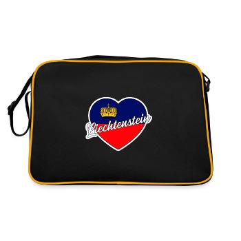 Liechtenstein - Retro Bag - black/gold - Back