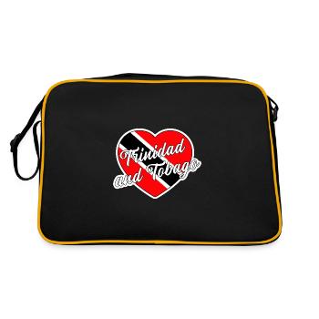 Trinidad and Tobago - Retro Bag - black/gold - Back