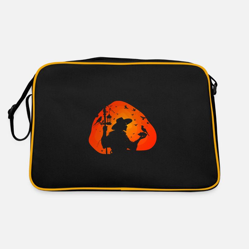 Bird Feeding Retro Bag
