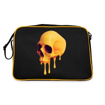Fonte du crâne - Sac Retro - noir/or - Dos