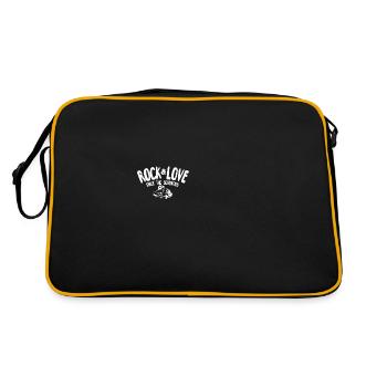 Rock Love since the seventies - Sac Retro - noir/or - Dos