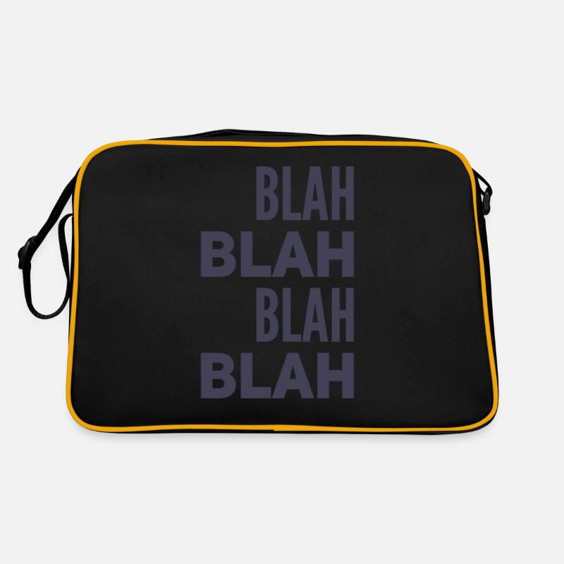 BLA BLA BLA BLA. Fun / Nouveau / Tendance / FÊTE Sac Retro