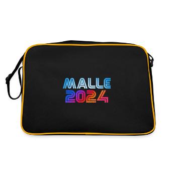 Malle 2024 - Sac Retro - noir/or - Dos