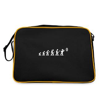 Evolution Dart - Dart Fan Articles - Retro Bag - black/gold - Back