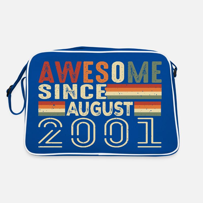 August 2001 Vintage Geburtstagsgeschenk 23 Jahre Retro Tasche