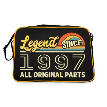 Légendaire depuis 1997 Anniversaire 1997 Millésime 1997 - Sac Retro - noir/or - Dos