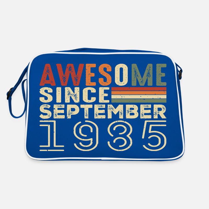 September 1985, Geburtstagsgeschenk September 1985 Retro Tasche