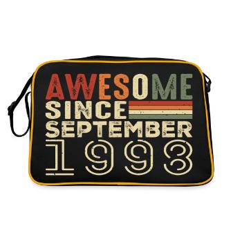 Septembre 1998, cadeau d’anniversaire Septembre 1998 - Sac Retro - noir/or - Dos