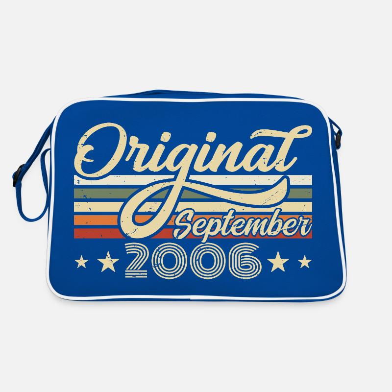 2006 Septembre Né Anniversaire Année de naissance 2006 Sac Retro