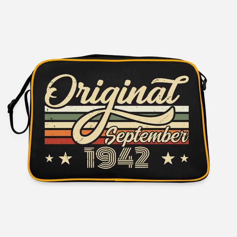1942 Septembre Naissance Année de naissance 1942 Sac Retro