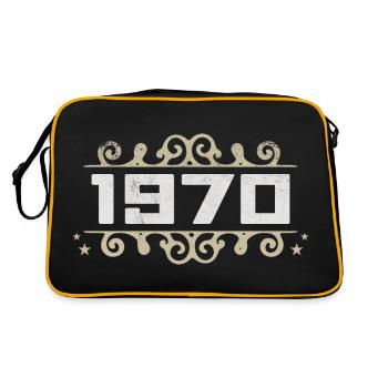 Millésime Années 1970 Rétro Anniversaire Années 1970 Années 1970 Années 1970 - Sac Retro - noir/or - Dos