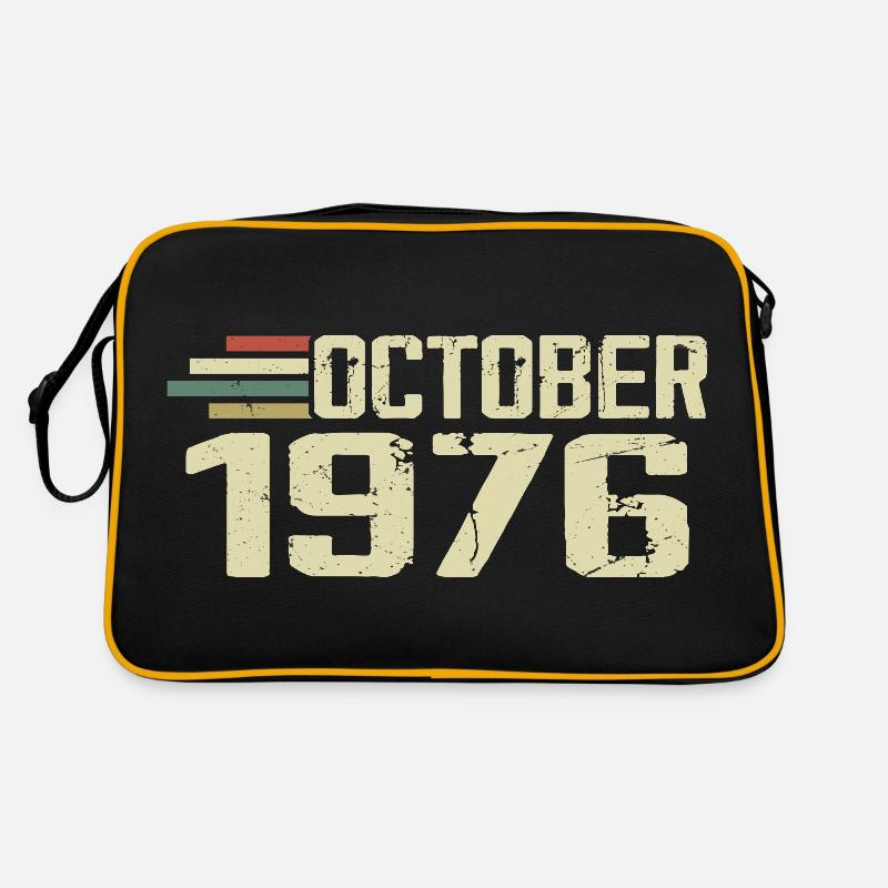 October 1976 - Birthday in October 1976 Retro Bag