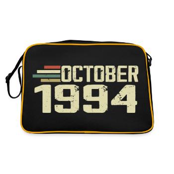 October 1994 - Birthday in October 1994 - Retro Bag - black/gold - Back
