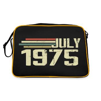 Anniversaire Juillet 1975 Année 1975 Juillet Année 1975 - Sac Retro - noir/or - Dos