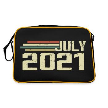 Birthday July 2021 Year 2021 July Class of 2021 - Retro Bag - black/gold - Back