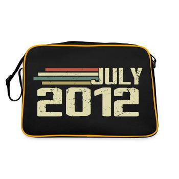 Anniversaire Juillet 2012 Année 2012 Juillet Année 2012 - Sac Retro - noir/or - Dos