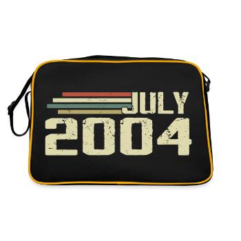 Anniversaire Juillet 2004 Année 2004 Juillet Année 2004 - Sac Retro - noir/or - Dos