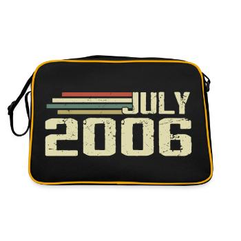 Anniversaire Juillet 2006 Année 2006 Juillet Année 2006 - Sac Retro - noir/or - Dos