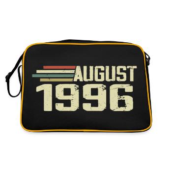 Born August 1996 Anniversary August 1996 Vintage - Retro Bag - black/gold - Back