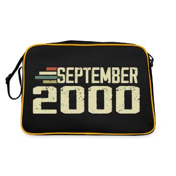 September 2000 Vintage Gift Idea September 2000 - Retro Bag - black/gold - Back