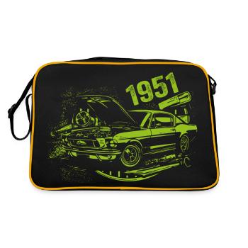 1951 Birthday Vintage Model 1951 Vintage 1951 - Retro Bag - black/gold - Back