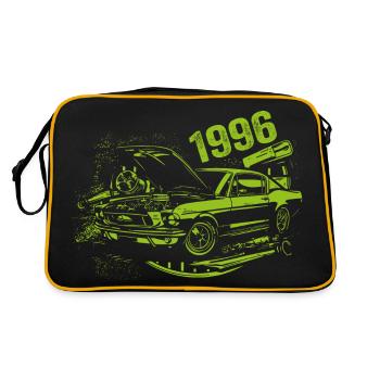 1996 Anniversaire Classique Modèle Voiture 1996 Millésime 1996 - Sac Retro - noir/or - Dos