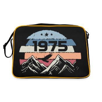 Original 1975 Millésime 1975 Anniversaire 1975 - Sac Retro - noir/or - Dos
