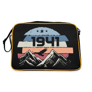 Original 1941 Vintage 1941 Birthday 1941 - Retro Bag - black/gold - Back
