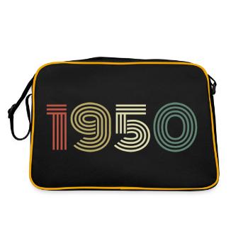 1950's Birthday Vintage 1950's Gift 1950's - Retro Bag - black/gold - Back