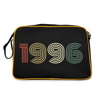 1996 Anniversaire Millésime 1996 Cadeau 1996 - Sac Retro - noir/or - Dos
