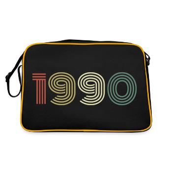 1990's Birthday Vintage 1990's Gift 1990's - Retro Bag - black/gold - Back
