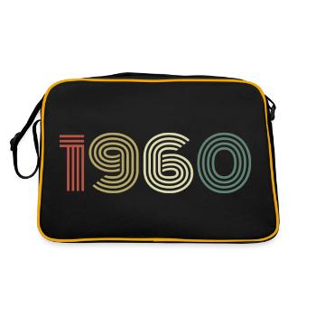 Anniversaire des années 1960 Vintage Cadeau des années 1960 Années 1960 - Sac Retro - noir/or - Dos