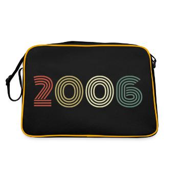 2006 Anniversaire Millésime 2006 Cadeau 2006 - Sac Retro - noir/or - Dos